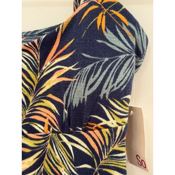 Tropical Leaf Print Dress Sleeveless, NWT, Small - Picture 2 of 8